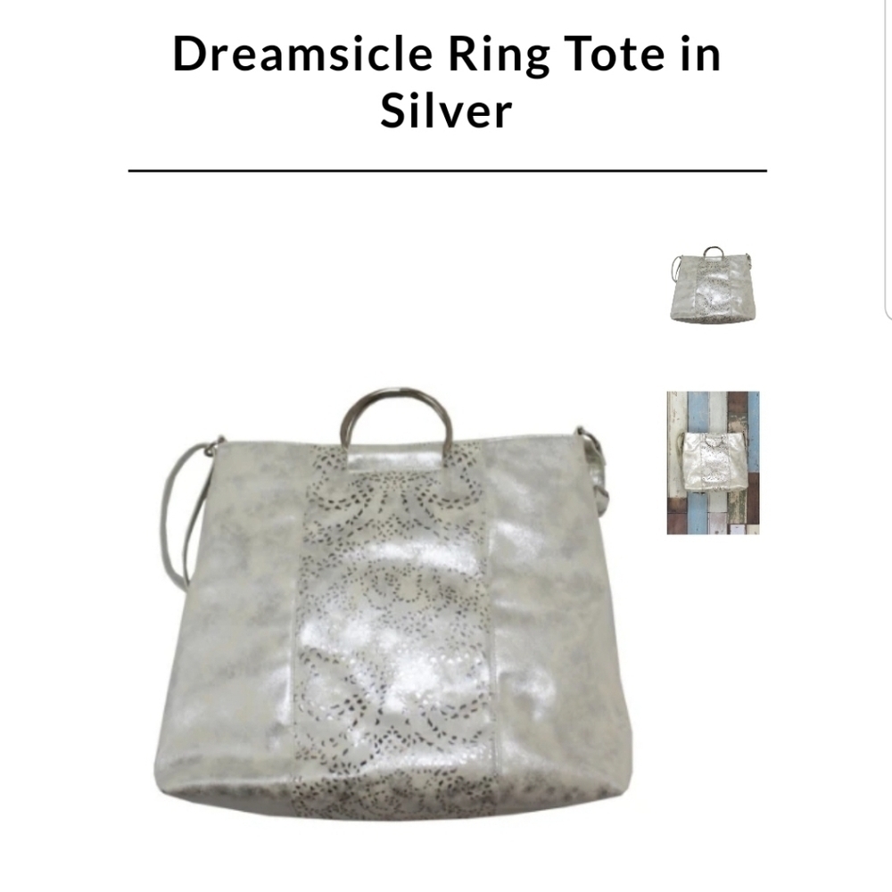 NWT T-Shirt & Jeans Dreamsicle Ring Tote 16 x 14